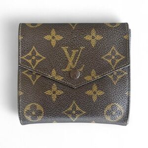 Authentic Vintage Louis Vuitton Elise Wallet Classic Leather LV Monogram